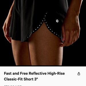 Fast and Free Reflective High-Rise Classic-Fit Short 3"